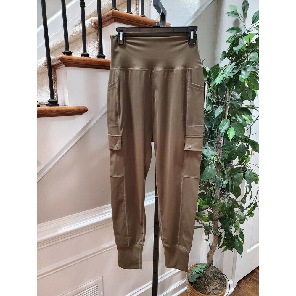 Mono B Women's Solid Polyester High Rise Skinny‎ Leg Casual Leggings Size Medium